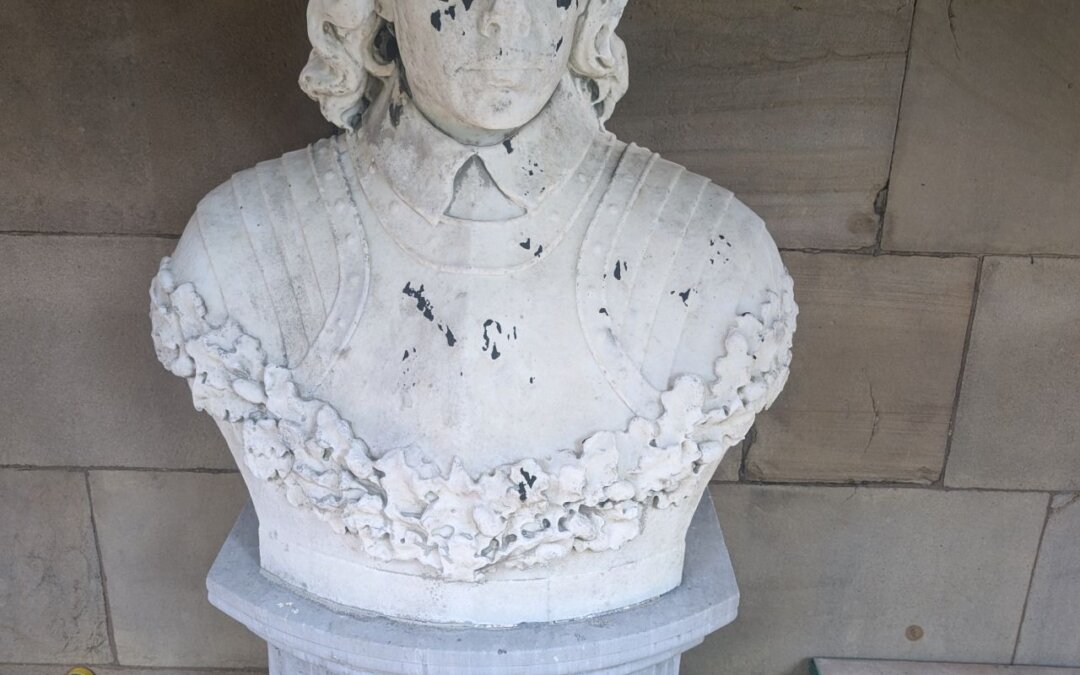 Buile Hill Mansion Restoration Update: Oliver Cromwell Gets a Make Over.